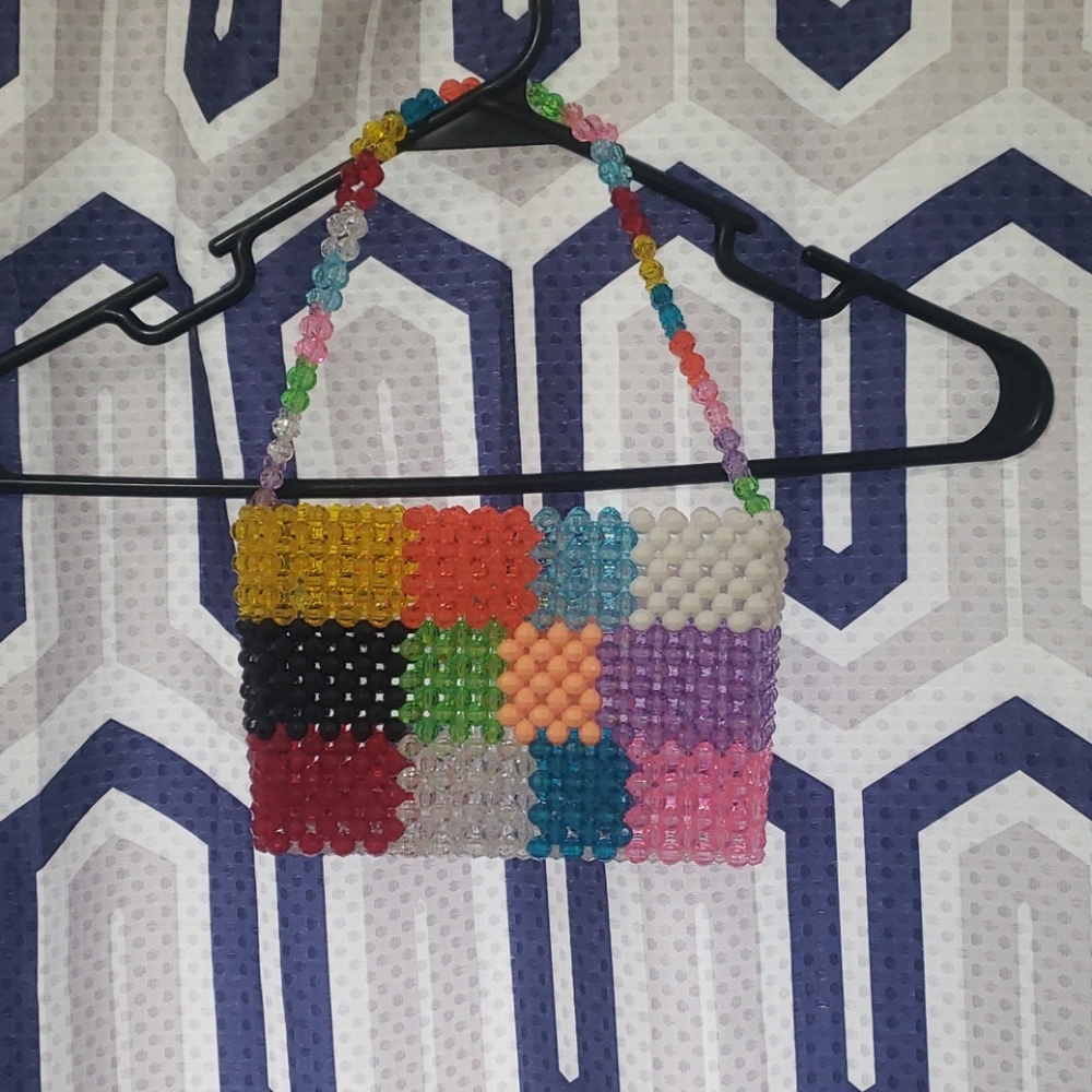 Brand new Susan Alexandra mini beaded purse